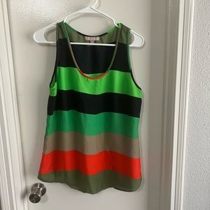 Banana Republic Sleeveless Striped Blouse